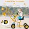 COSTWAY koparka obrotowa 360°, 122x40x66 cm gigantyczna Podgląd zdjęcia produktu 6