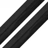 1m Einfassband 20mm hochelastisch gefalzt Meterware Faltgummi schwarz Produktbild-Vorschau