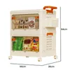 Heikoeco® Servierwagen mit Rollen, 2 Etagen Küche Produktbild-Vorschau 7