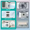 Přenosný klimatizační ventilátor, tichý, mobilní, s objemem Náhled obrázku produktu 5