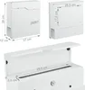 Relaxdays Briefkasten mit modernem Design, Metall, 4 Produktbild-Vorschau 4