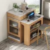 Îlot de cuisine Merax avec table à roulettes, table à Voir les images du produit 2