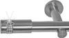 Close-up of a curtain rod with decorative elements. Produktbild-Vorschau