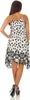 Damen Kleid Strandmode Ärmellos Sommerkleid; Blumenmuster Produktbild-Vorschau 3