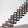 Izrielar 100 cm rampe d'escalier en U noire main courante Voir les images du produit 1