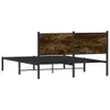 The Living Store Bettgestell mit Kopfteil Metall Produktbild-Vorschau 7