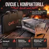 ovicue Grill groß L | Mobiler Steck-Gasgrill – Tragbarer Produktbild-Vorschau 2