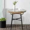 Outsunny Ratten Beistelltisch, Runder Bistrotisch Produktbild-Vorschau 7