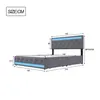 Lit coffre 140x200 cm avec éclairage LED, chargeur USB, lit Voir les images du produit 10