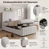 Merax Kinderbett Polsterbett 90x200cm mit hydraulisches Produktbild-Vorschau 3