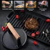 Hi Nature™ Burgerpresse Gusseisen 17,6 cm – Großer Burger Produktbild-Vorschau 2