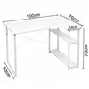 L Form Computertisch 100x75x70cm,Eckschreibtisch,Kleiner Produktbild-Vorschau 7