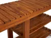 Estante para zapatos 2 en 1 y banco con asiento, fabricado Vista previa de la imagen del producto 4