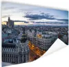 MuchoWow® Poster Madrid - Sonne - Architektur 80x60 cm - Produktbild-Vorschau 1