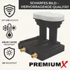 PremiumX Twin Monoblock LNB 3° PXMB-3T Sat für 2 Teilnehmer Produktbild-Vorschau 3