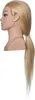Efalock Übungskopf Clara Humanhaar goldblond 60 cm Produktbild-Vorschau 3