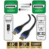 DisplayPort-kabel, 5 meter, verguld, zwart Productafbeelding-voorbeeld 2