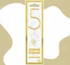 Fuoco freddo numero 5 decorativo 7,5 cm Anteprima dell’immagine prodotto 5
