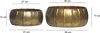 Sadzarka Zestaw 2 doniczek FineBuy Metal Bowl Dekoracyjna Podgląd zdjęcia produktu 3