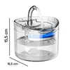 Fontaine à eau 2 L pour animaux de compagnie, automatique Voir les images du produit 8