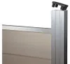 Belladoor WPC Pfosten Silber 180 cm, Zaunbohlenpfosten 6,8 Produktbild-Vorschau 1