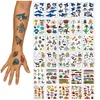 Tatuaggi temporanei per bambini, confezione da 30 fogli Anteprima dell’immagine prodotto 1