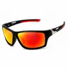 Sport Sonnenbrille Schwarz Matt Schmal Polarisiert Orange Produktbild-Vorschau 1