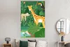 MuchoWow® Poster Dschungel - Giraffe - Tukan - Faultier Produktbild-Vorschau 4