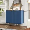 UnboxG Schuhschrank mit 2 Türen, 80x40x78cm, Schuhregal Produktbild-Vorschau 3