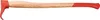 A tool with a wooden handle and a red head, presented against a white background. Produktbild-Vorschau