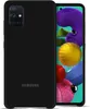 A black Samsung phone case is shown from the back, with the phone screen visible on the right. Anteprima dell’immagine prodotto