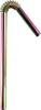 Trinkhalme biegsam 22cm 5er Pack Edelstahl regenbogen Produktbild-Vorschau 5