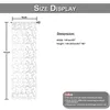 Easy Home Stickerei Voile Vorhänge - 140x245 cm Transparent Produktbild-Vorschau 4