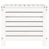 vidaXL Gartenhocker Weiß 62x63,5x53,5 cm Massivholz Kiefer Produktbild-Vorschau 5