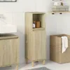 vidaXL Kúpeľňová skrinka Sonoma Oak 30x30x100 cm Materiál Náhľad obrázku produktu 2