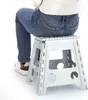 Klappbarer Tritthocker Kunststoff grau 38,5 x 31,5 x 39 cm Produktbild-Vorschau 5