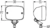 HELLA Nebelschlussleuchte 2NE 003 030-151 Links Rechts 65mm Produktbild-Vorschau 9
