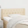 vidaXL Kopfteil mit Ohren Creme 103x16x78/88 cm Stoff Produktbild-Vorschau 2