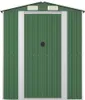 vidaXL Prístrešok na náradie zelený 192x440x223 cm Náhľad obrázku produktu 3