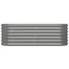 vidaXL Hochbeet Verzinkter Stahl 114x40x36 cm Grau Produktbild-Vorschau 3