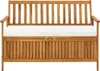 vidaXL Garten Aufbewahrungsbank Akazienholz Massiv 120 x 63 Produktbild-Vorschau 1
