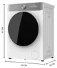 Cecotec 02786, Frontlader, 10 kg, C, 76 dB, 1400 RPM, A Produktbild-Vorschau 3