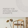 Bestlivings 4-pack vankúše na stoličky hnedé ⌀ 38 cm Náhľad obrázku produktu 6
