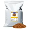A large white bag of birdseed with a label and a pile of birdseed in front of it. Produktbild-Vorschau