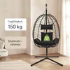EUGAD Hängesessell mit Gestell Outdoor und Indoor, 150 kg Produktbild-Vorschau 6