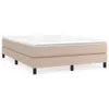vidaXL Box spring bed frame cappuccino-brown 140x200 cm Náhled obrázku produktu 1