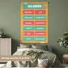 MuchoWow® Wandteppich Wandbehang Kinderzimmer - Monate - Produktbild-Vorschau 4