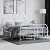 vidaXL Struttura letto con testiera e pediera in metallo Anteprima dell’immagine prodotto 4