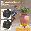 UISEBRT 2er Set Blumenroller Pflanzenwagen, rund 30 cm, Produktbild-Vorschau 4