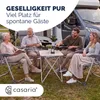 CASARIA® Gartenstühle 4er Set Klappbar 7-fach Verstellbar Produktbild-Vorschau 7